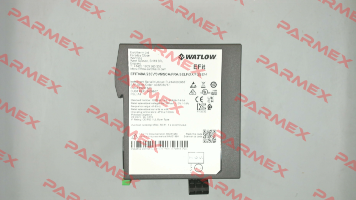 EFIT 40A/230V/0V5/SCA/FRA/SELF/XX/FUSE/-/ Eurotherm