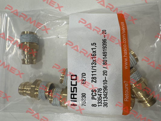 Z811 13x16x1,5 Hasco