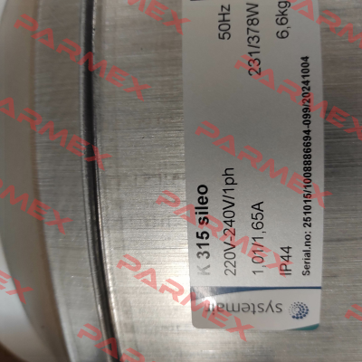 251015 - K 315 sileo Systemair