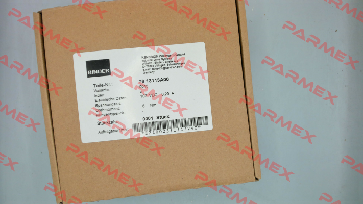 76 13113A00-0013 Binder
