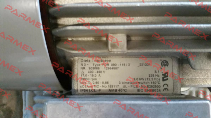 FDR 090-115/2 NR 903069  12964507  OEM for Zund  Dietz-Motoren