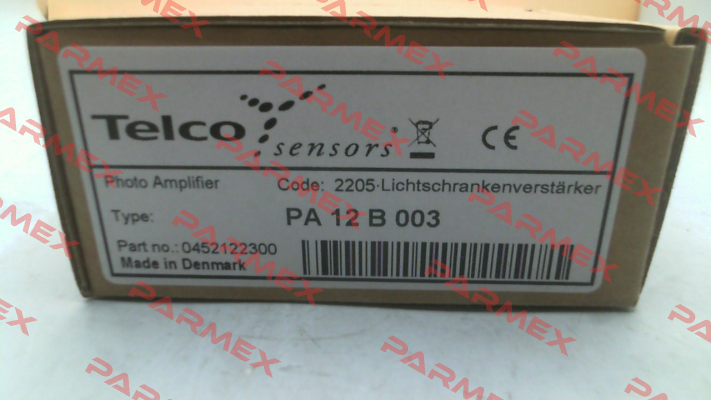 p/n: 5752, Type: PA 12 B 003 Telco