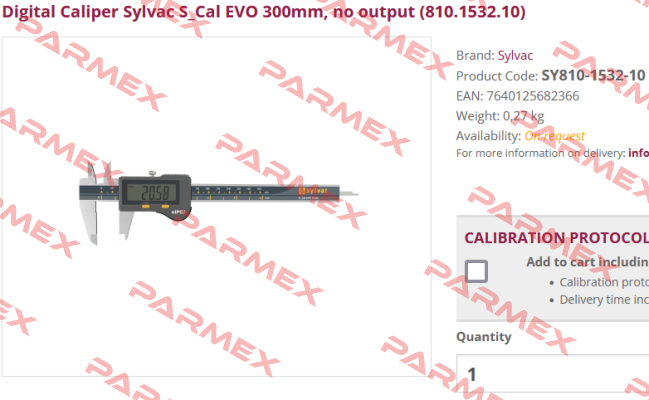SY810-1532-10 Sylvac