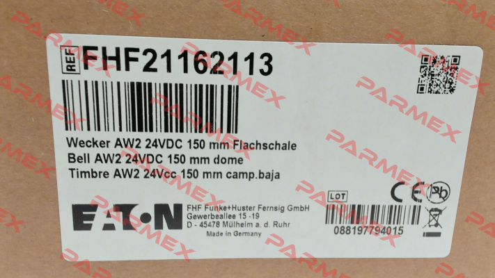 P/N: FHF21162113, Type: AW2 FHF