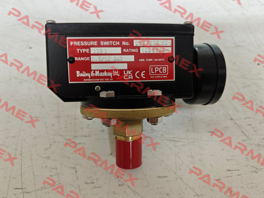 Type 1391 (0,5-10 BAR) Bailey & Mackey