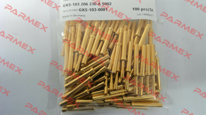 GKS-103-0081 / GKS-103 206 230 A 5002 Ingun