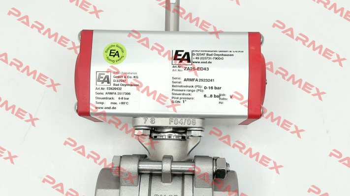 ZA25-ED43 End Armaturen
