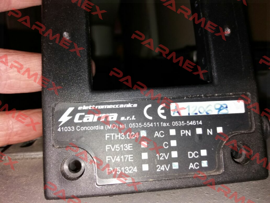FTH3 024 35 00 old version, new version FTL3024 X.M.A. ELETTROMECCANICA CARRA