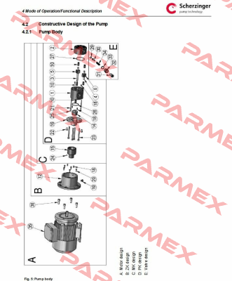 piece 5 to 4030-280-ZK71-140-B58 /120584 Scherzinger