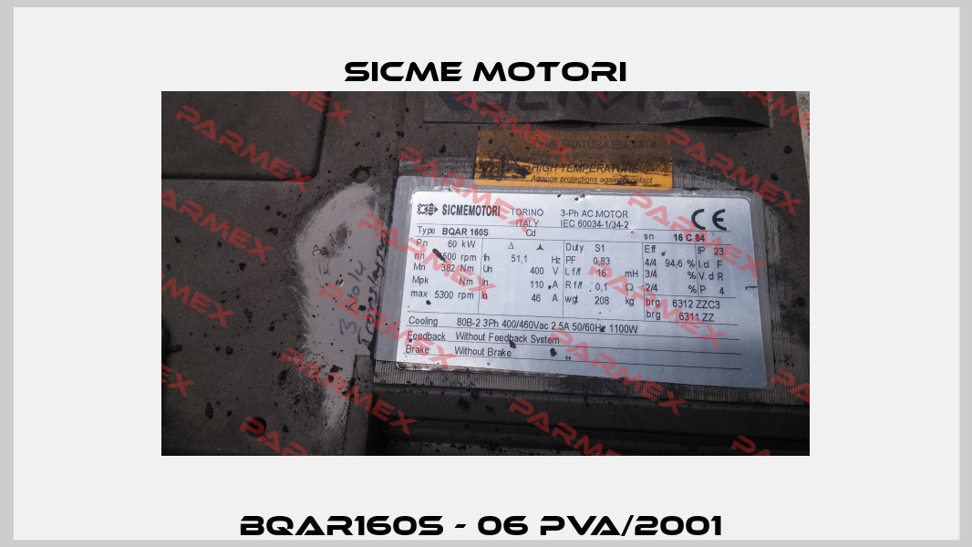 BQAr160S - 06 PVA/2001  Sicme Motori