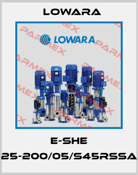 E-SHE 25-200/05/S45RSSA Lowara