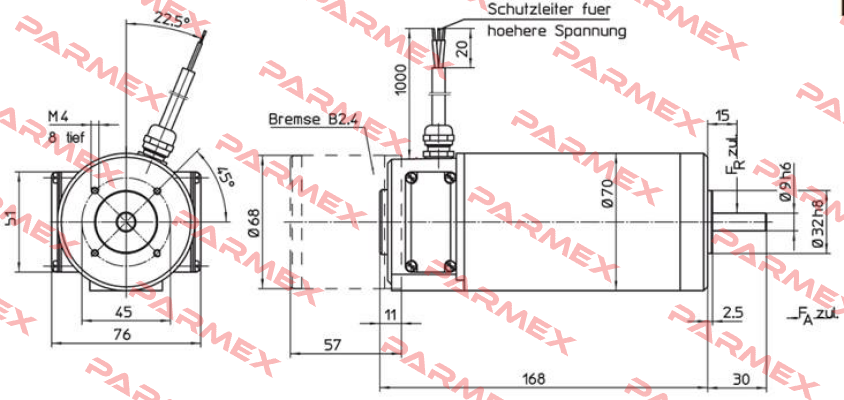 70010511 (S) Type GNM4175A  Engel Motor