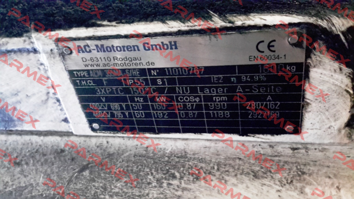 Type ACM 355 MA-6  AC Motoren