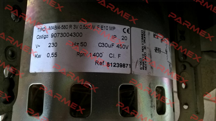 MAB/4-580 R 3V 0,55KW FE10 MP Chaysol