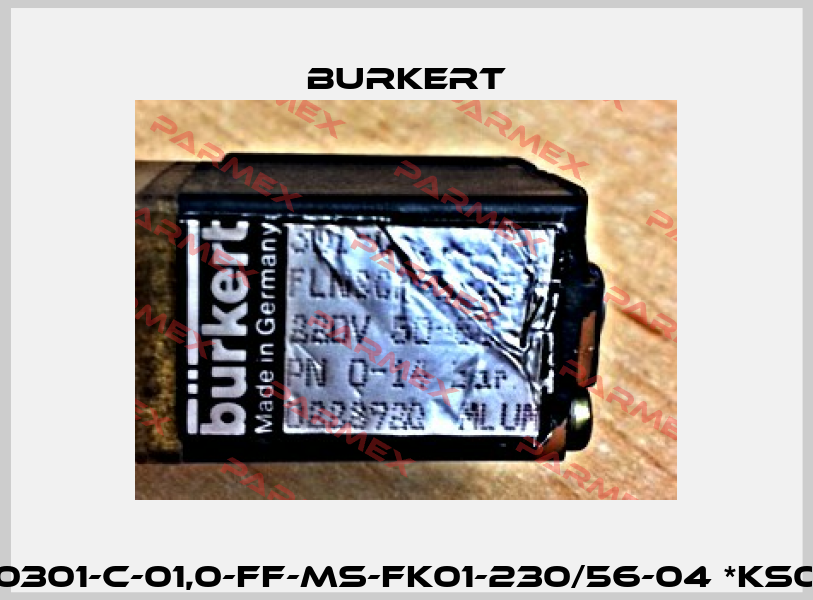 0888980 REPLACED BY 0301-C-01,0-FF-MS-FK01-230/56-04 *KS03+MA16+PA46 (00121912)  Burkert