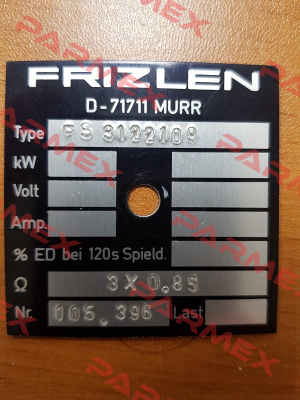 FS3122109-3X0.85  Frizlen