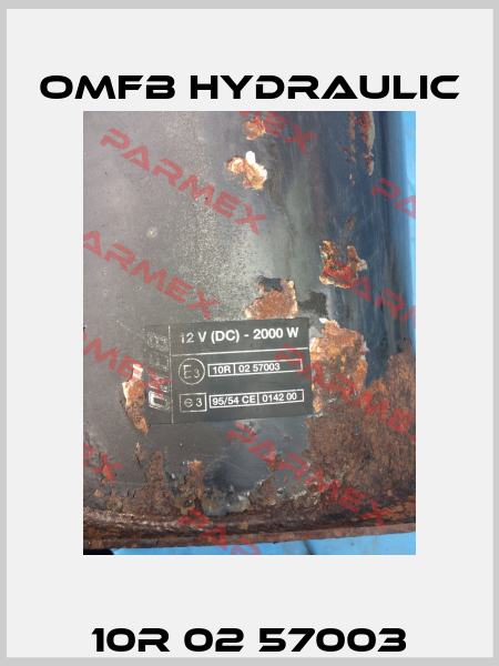 10R 02 57003 OMFB Hydraulic