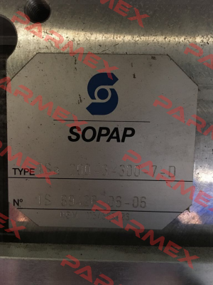 TS 200-3-300-7-D  Sopap