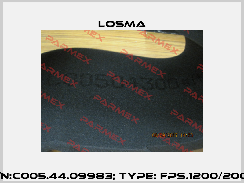 P/N:C005.44.09983; Type: FPS.1200/2000 Losma