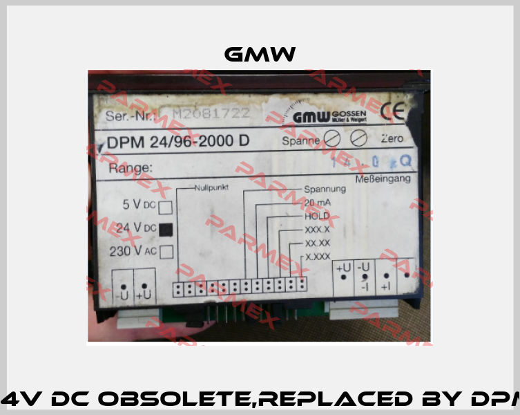 DPM 24/96-2000 D UH 24V DC obsolete,replaced by DPM 24/96-2000 S 24 V DC GMW