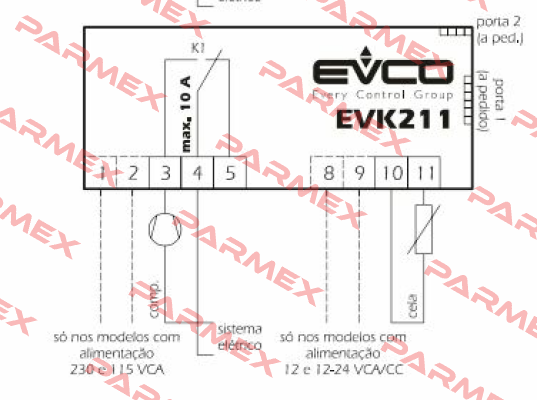 EVK211N7VXBS  EVCO - Every Control