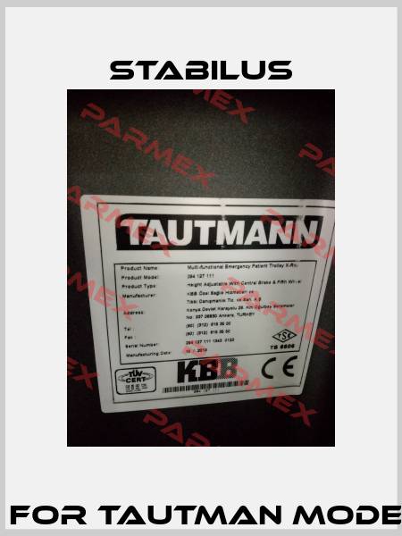 BLOC-O-LİFT for Tautman Model: 294 127 111 Stabilus