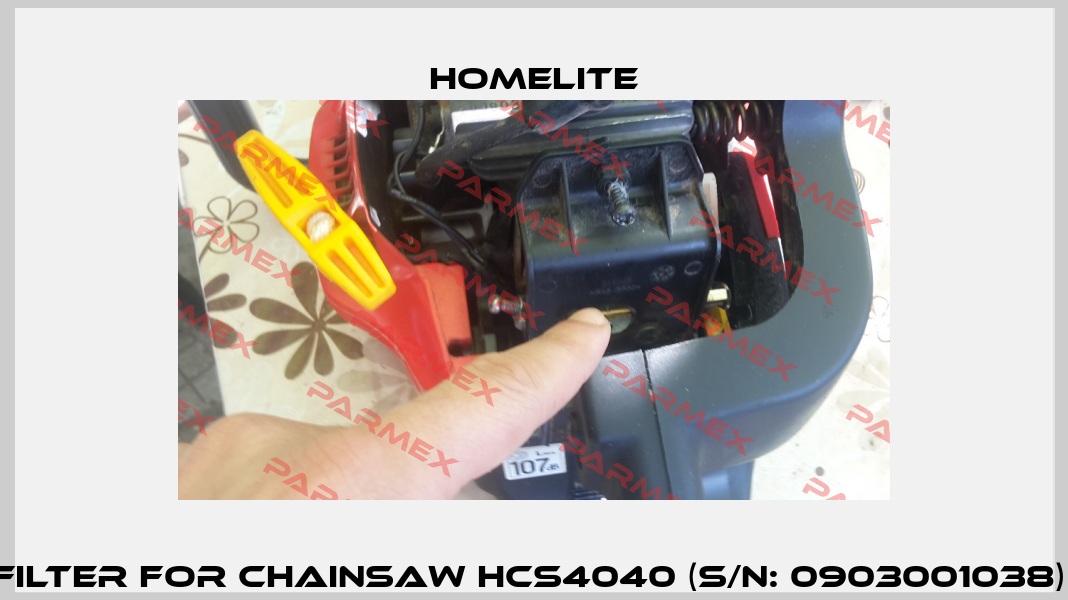 Filter For Chainsaw HCS4040 (S/N: 0903001038)  Homelite