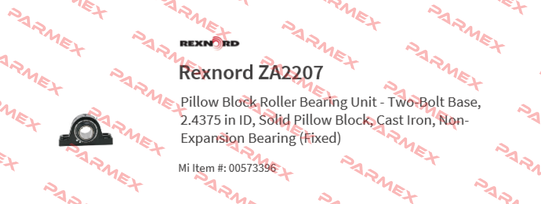 ZA 2207 Rexnord