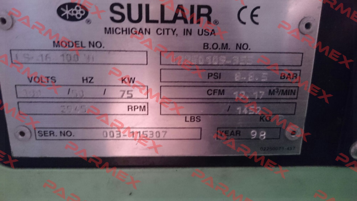 02250109-355,obsolete,alternative complete unit model ST7508   Sullair