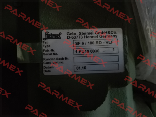 P-SF6/180RD-VLF Steimel
