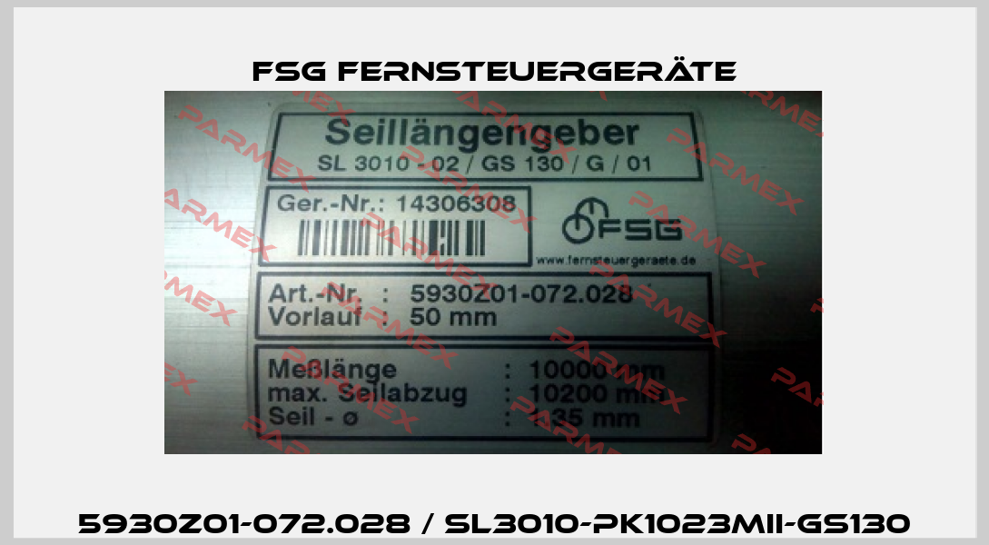 5930Z01-072.028 / SL3010-PK1023MII-GS130 FSG Fernsteuergeräte