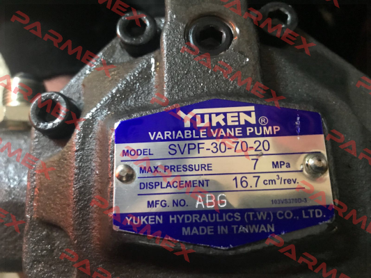 SVPF-30-70-20 Yuken