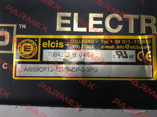 A/959CP12-12-15-DP-0-3PG   Elcis