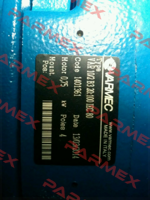 VAR10/2 B3 020-100-0,75kW 4pol  Varmec
