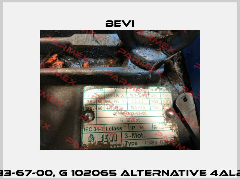 4GMBG-A33-67-00, G 102065 alternative 4AL2n 132M-4  Bevi