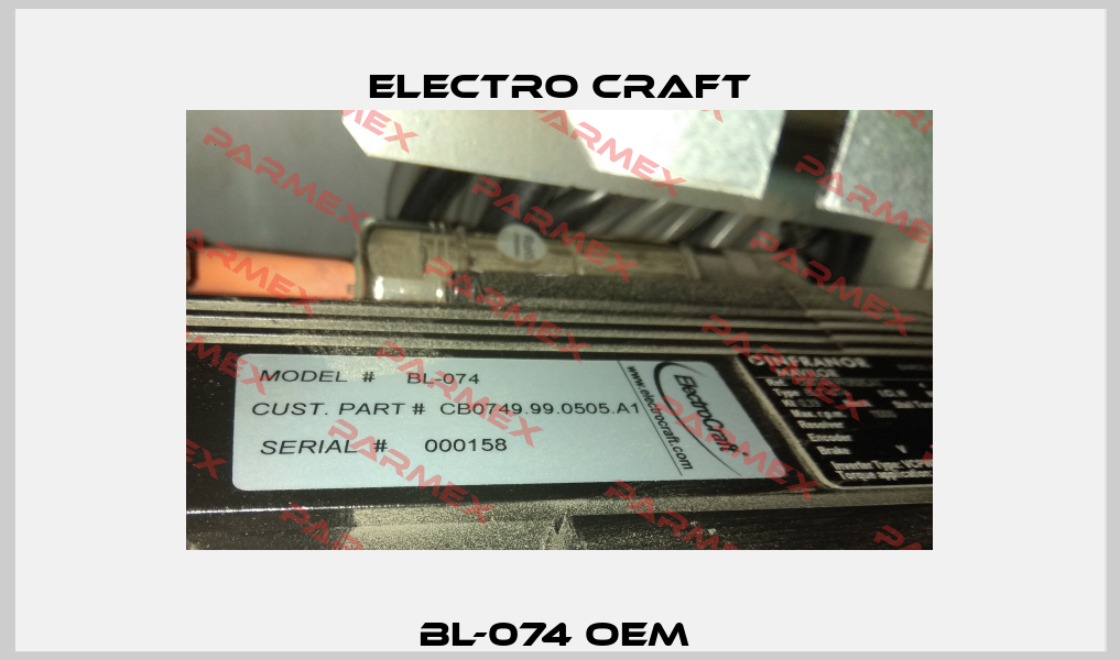 BL-074 OEM  ElectroCraft