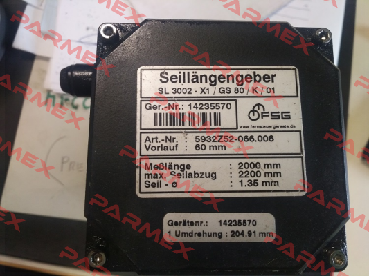 5932Z52-066.006 oem FSG Fernsteuergeräte