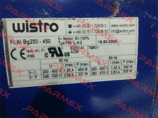P15.50.0605 Wistro
