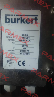 Model: SE 55,  ITEM : IT 03186 (OEM)  Burkert
