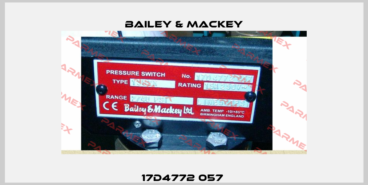 17D4772 057  Bailey & Mackey