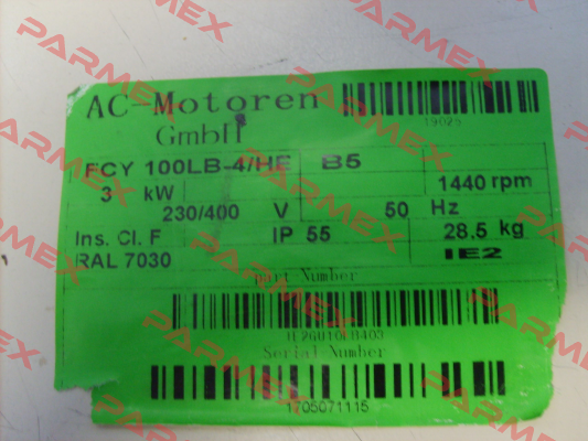 FCY 100 LB 4/HE  AC Motoren