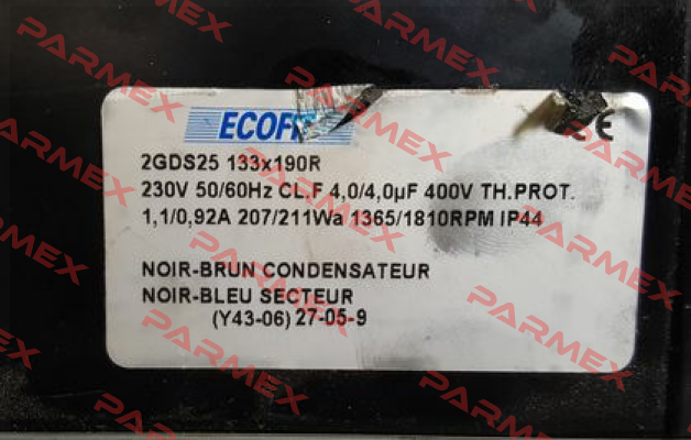 2GDS25 133X190R Y43-06 Ecofit