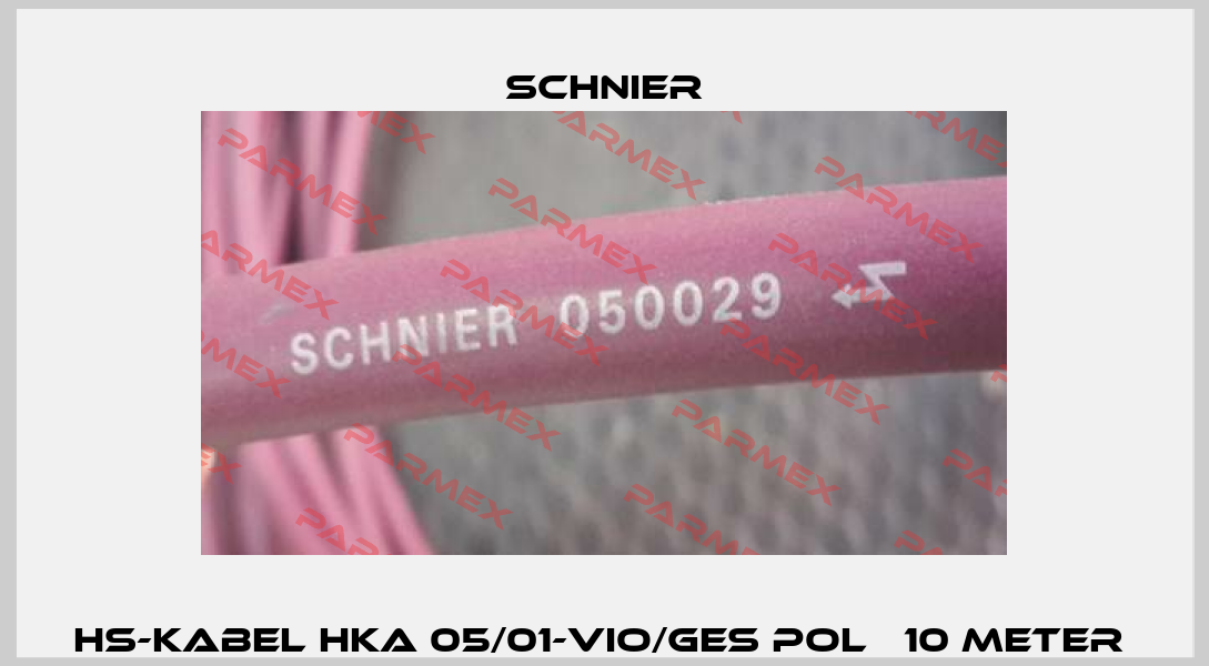 HS-Kabel HKA 05/01-vio/ges Pol   10 meter  SCHNIER