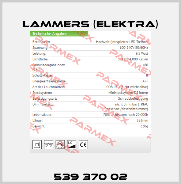 539 370 02 Lammers (Elektra)
