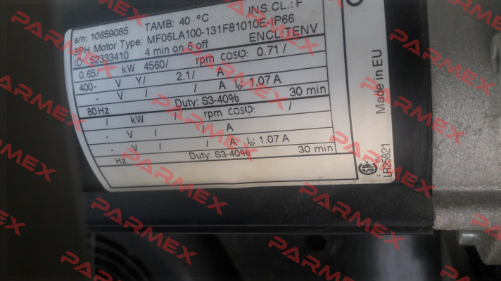 MF06LA100-131F81010E-IP66 Verlinde