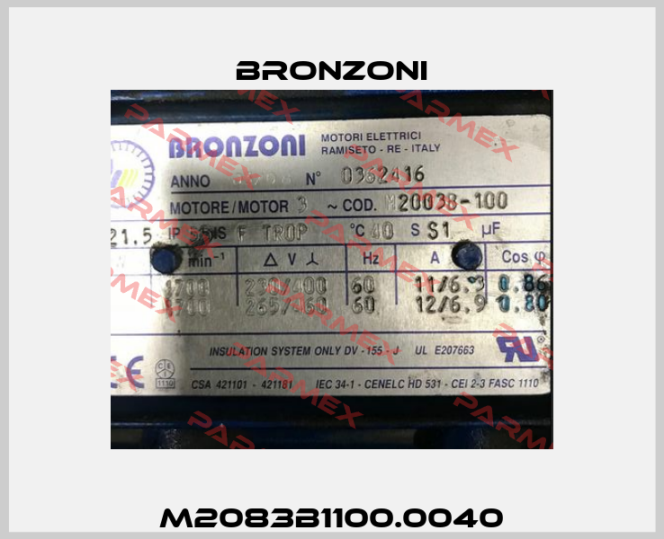 M2083B1100.0040 Bronzoni