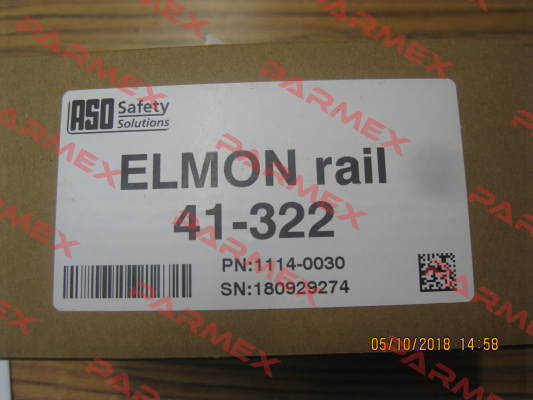 P/N: 1114-0030 Type: ELMON rail 41-322 ASO SAFETY