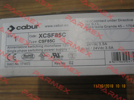 XCSF85C  Cabur