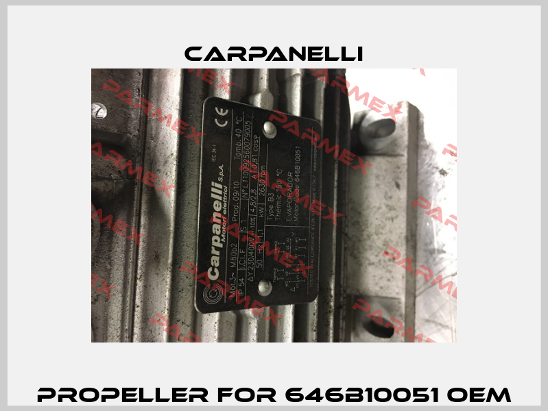 propeller for 646B10051 oem Carpanelli