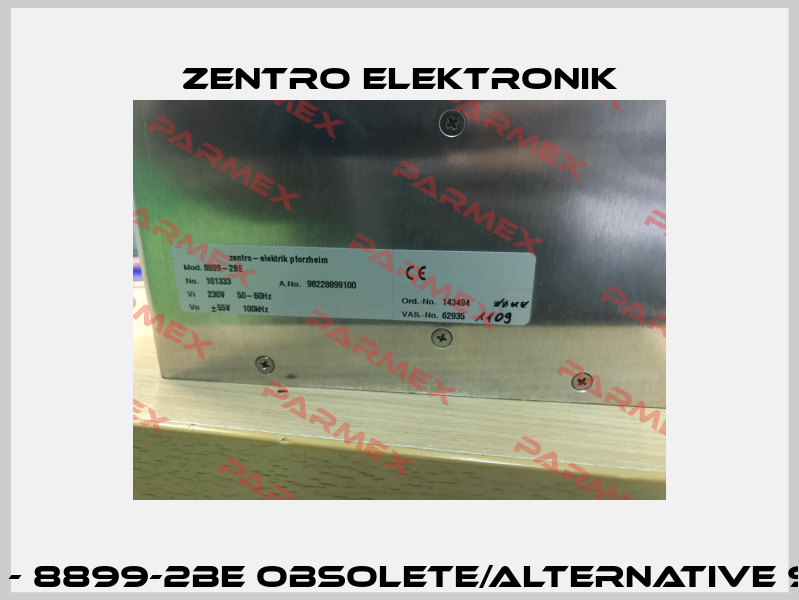 98228899100 - 8899-2BE obsolete/alternative 98228899-102 Zentro Elektronik